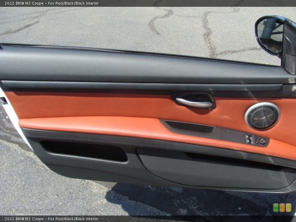 Fox Red/Black/Black Interior Door Panel for the 2012 BMW M3 Coupe #70586400