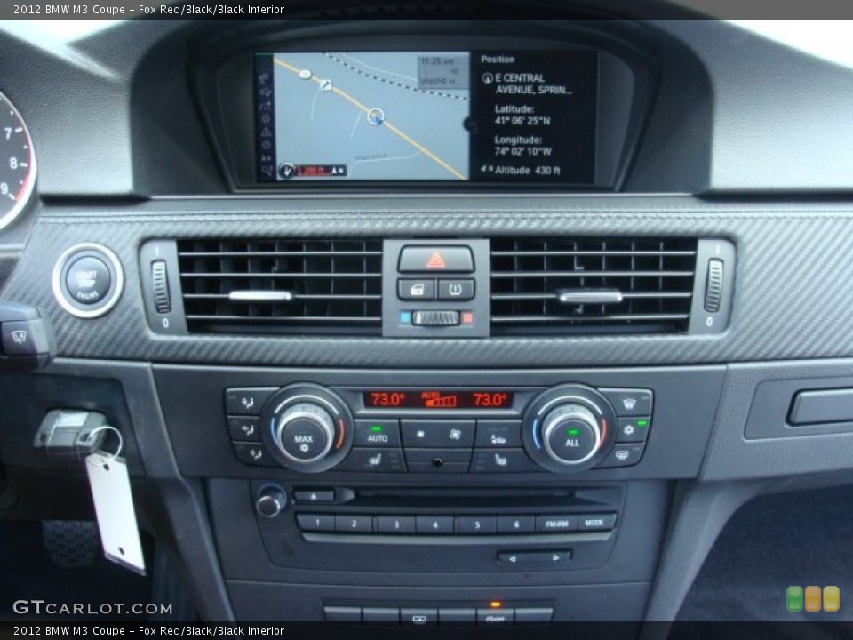 Fox Red/Black/Black Interior Controls for the 2012 BMW M3 Coupe #70586445