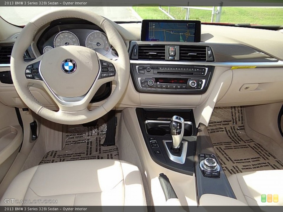 Oyster Interior Dashboard for the 2013 BMW 3 Series 328i Sedan #70586463