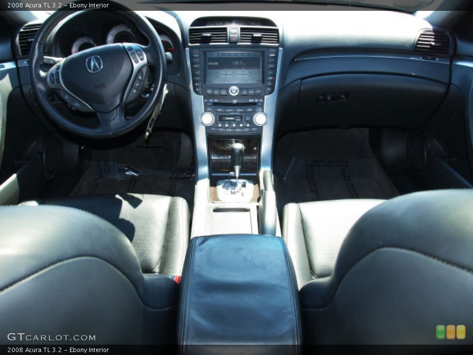 Ebony Interior Dashboard for the 2008 Acura TL 3.2 #70588755