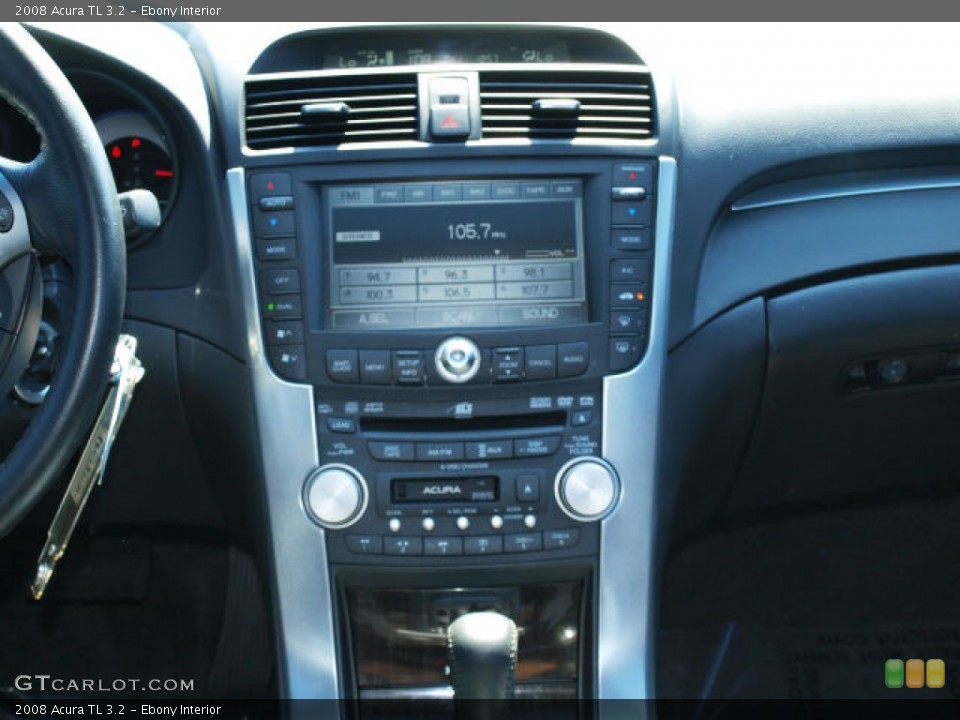 Ebony Interior Controls for the 2008 Acura TL 3.2 #70588773
