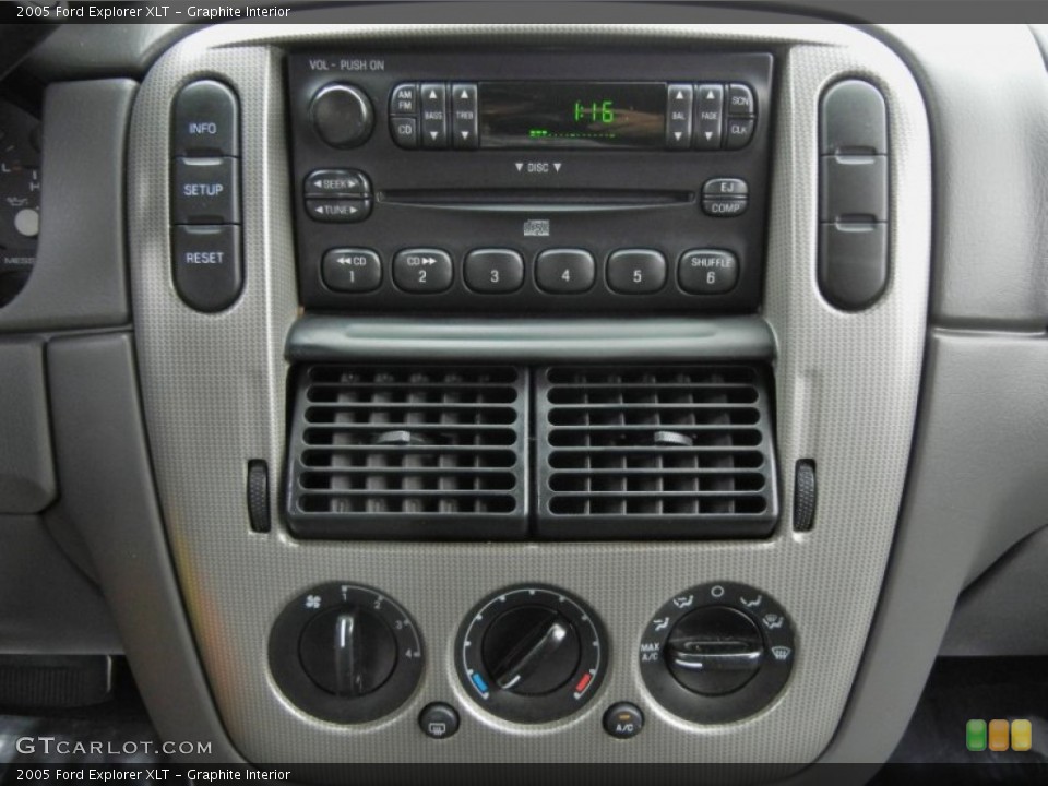 Graphite Interior Controls for the 2005 Ford Explorer XLT #70589310