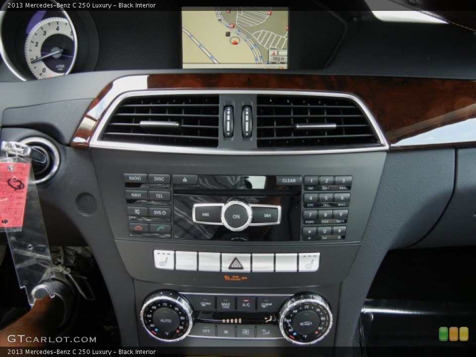 Black Interior Controls for the 2013 Mercedes-Benz C 250 Luxury #70589460