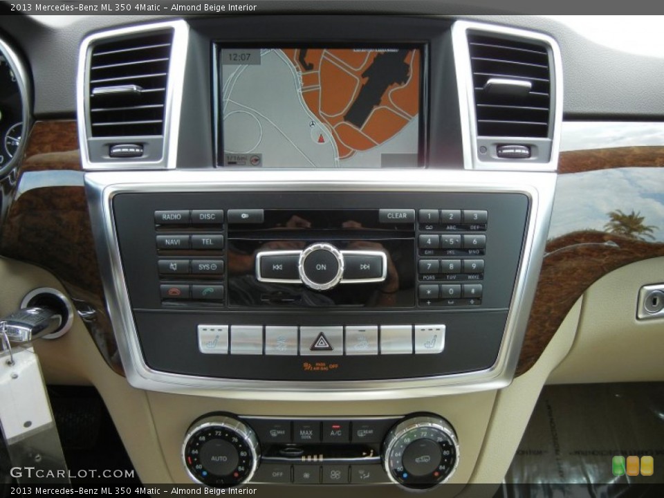 Almond Beige Interior Controls for the 2013 Mercedes-Benz ML 350 4Matic #70589823