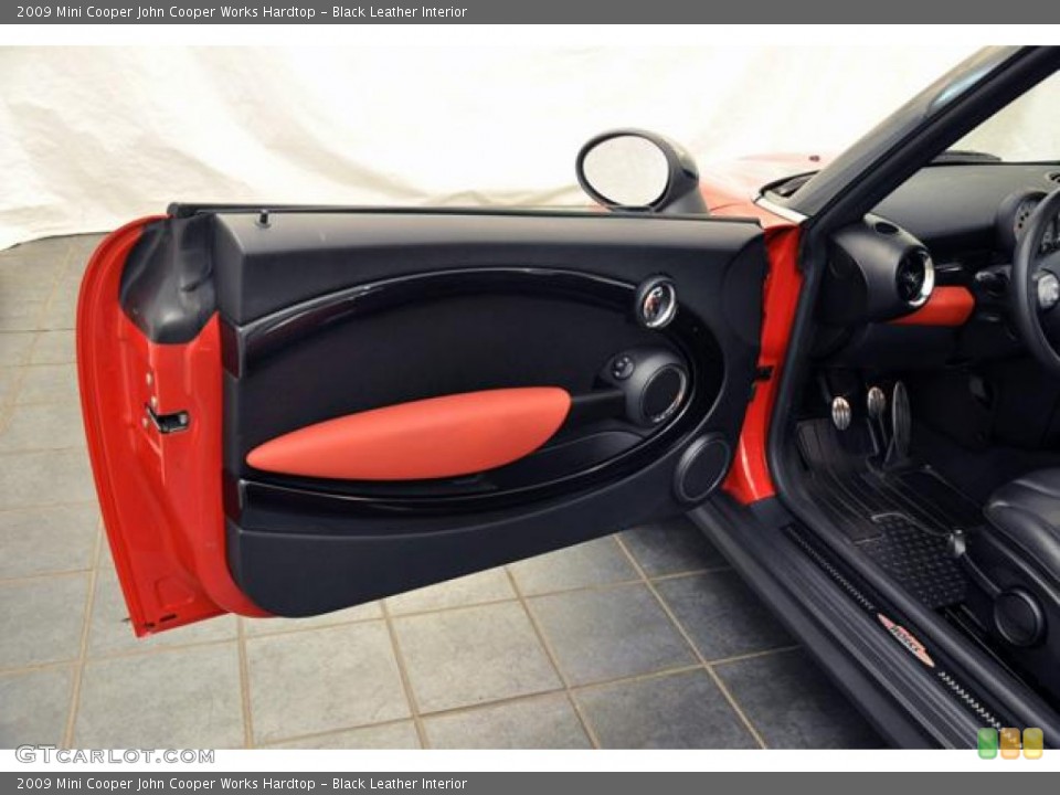 Black Leather Interior Door Panel for the 2009 Mini Cooper John Cooper Works Hardtop #70590051