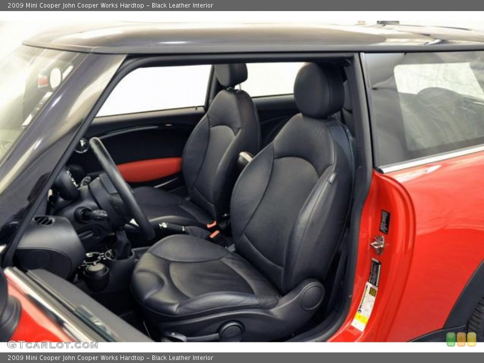 Black Leather Interior Photo for the 2009 Mini Cooper John Cooper Works Hardtop #70590069