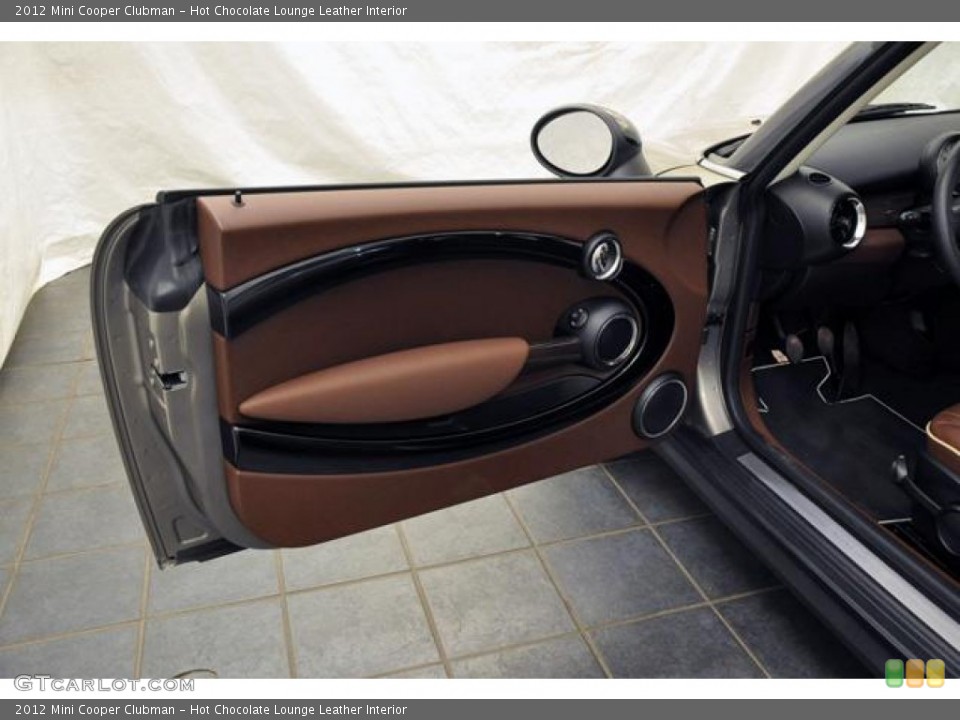Hot Chocolate Lounge Leather Interior Door Panel for the 2012 Mini Cooper Clubman #70591176