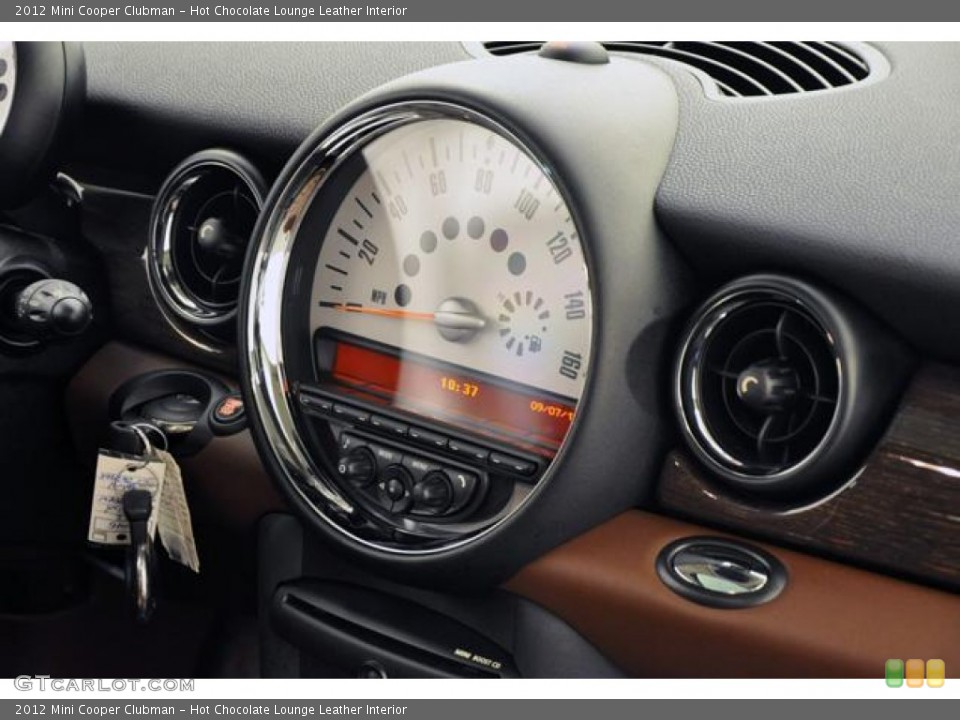 Hot Chocolate Lounge Leather Interior Gauges for the 2012 Mini Cooper Clubman #70591338