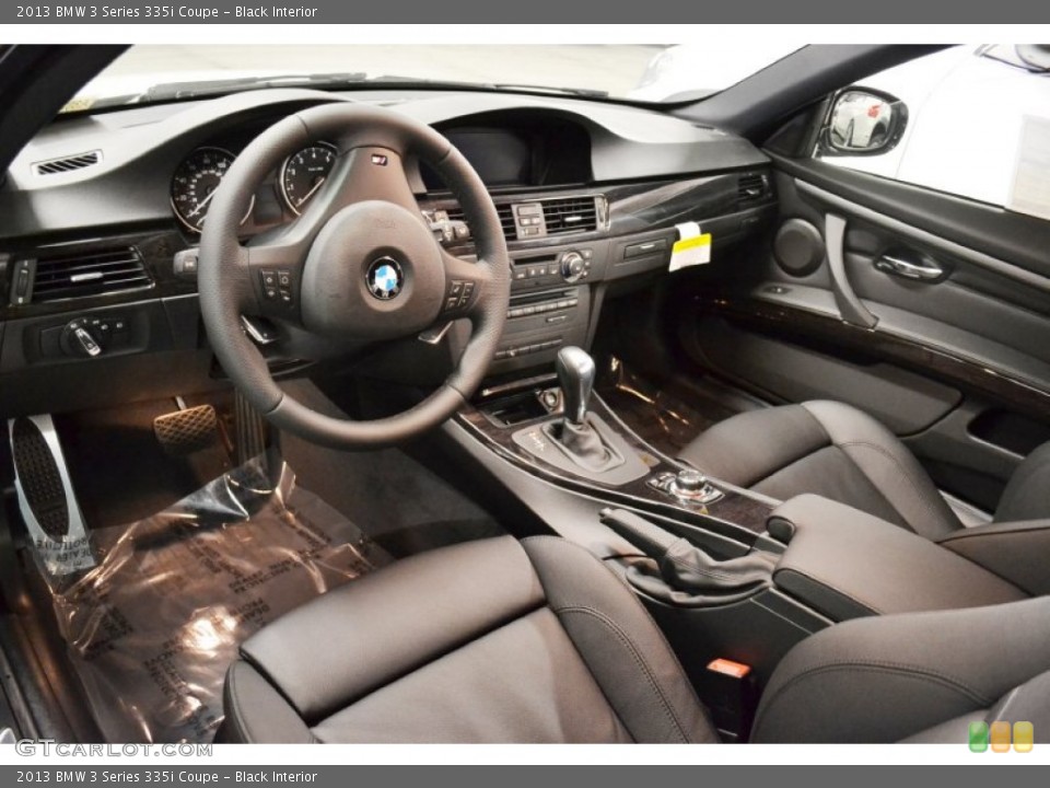 Black Interior Prime Interior for the 2013 BMW 3 Series 335i Coupe #70591485