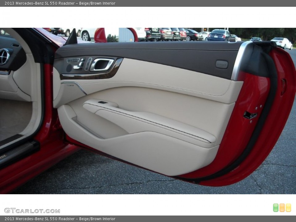 Beige/Brown Interior Door Panel for the 2013 Mercedes-Benz SL 550 Roadster #70594684