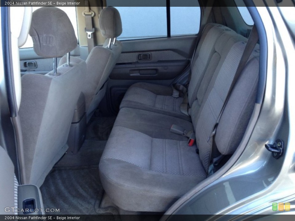 Beige Interior Rear Seat for the 2004 Nissan Pathfinder SE #70595779