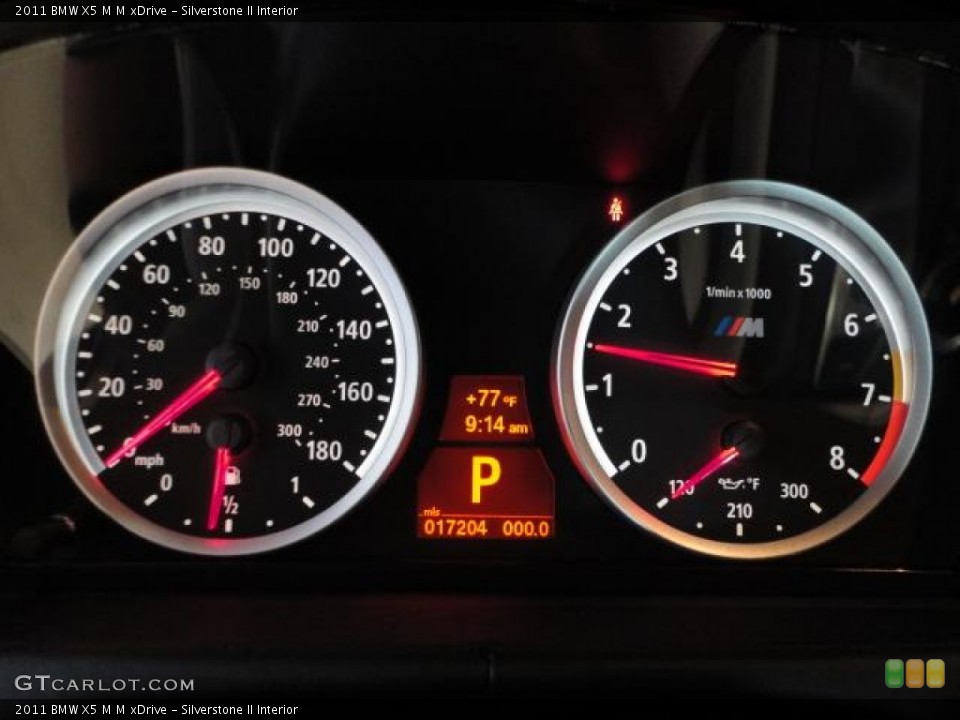 Silverstone II Interior Gauges for the 2011 BMW X5 M M xDrive #70600113