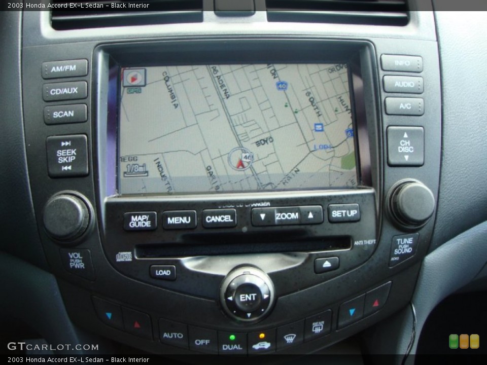 Black Interior Navigation for the 2003 Honda Accord EX-L Sedan #70602816