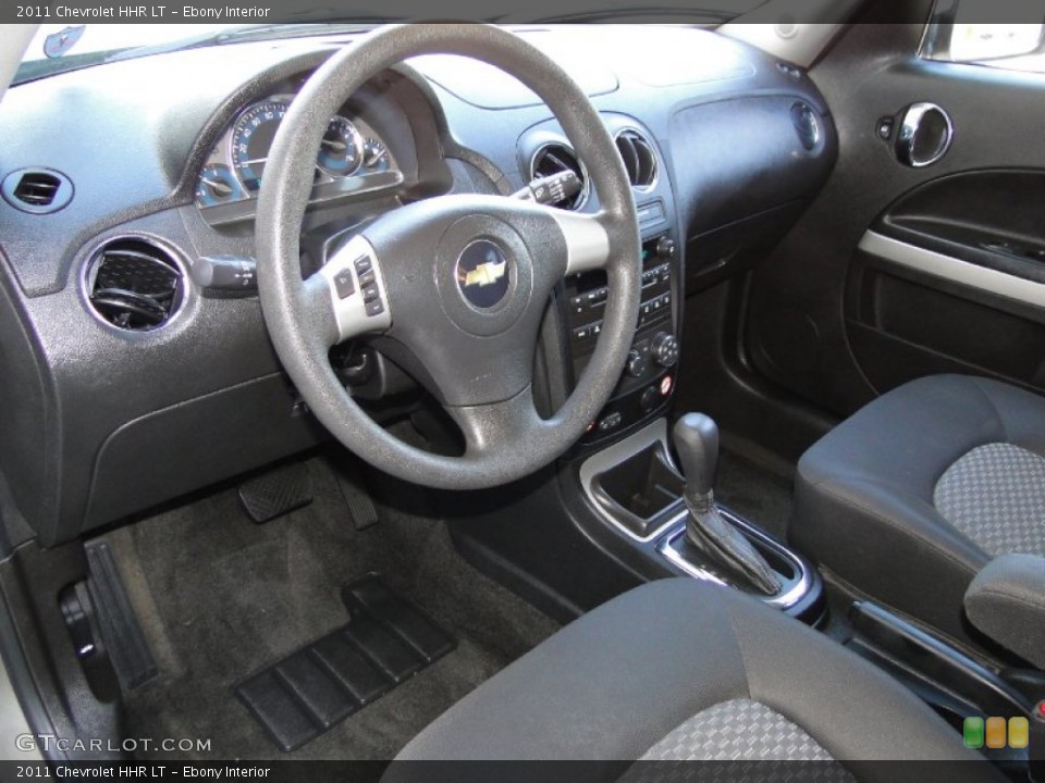 Ebony 2011 Chevrolet HHR Interiors