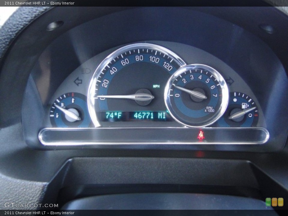 Ebony Interior Gauges for the 2011 Chevrolet HHR LT #70604040