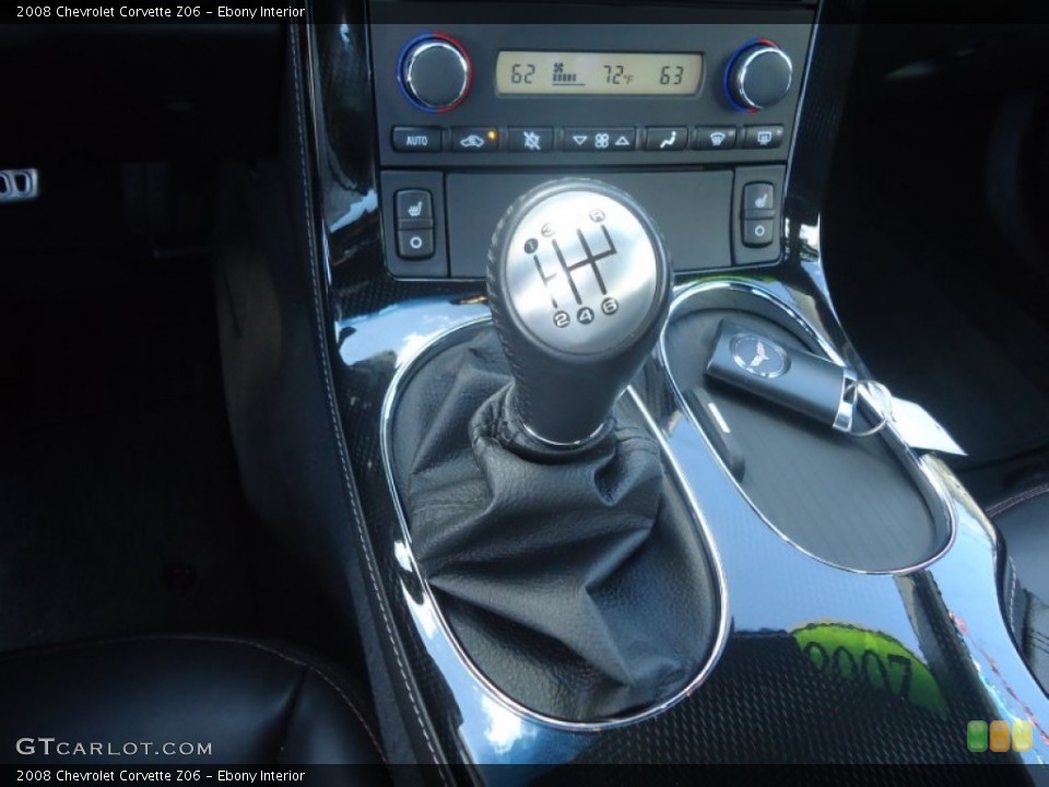 Ebony Interior Transmission for the 2008 Chevrolet Corvette Z06 #70607709