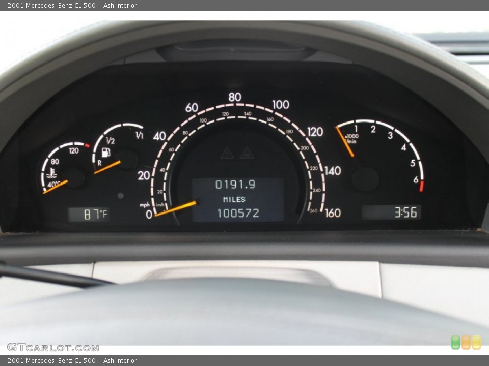 Ash Interior Gauges for the 2001 Mercedes-Benz CL 500 #70608975