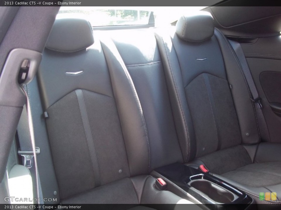 Ebony Interior Rear Seat for the 2013 Cadillac CTS -V Coupe #70609467