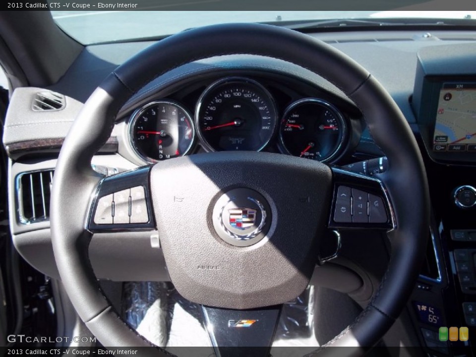 Ebony Interior Steering Wheel for the 2013 Cadillac CTS -V Coupe #70609500