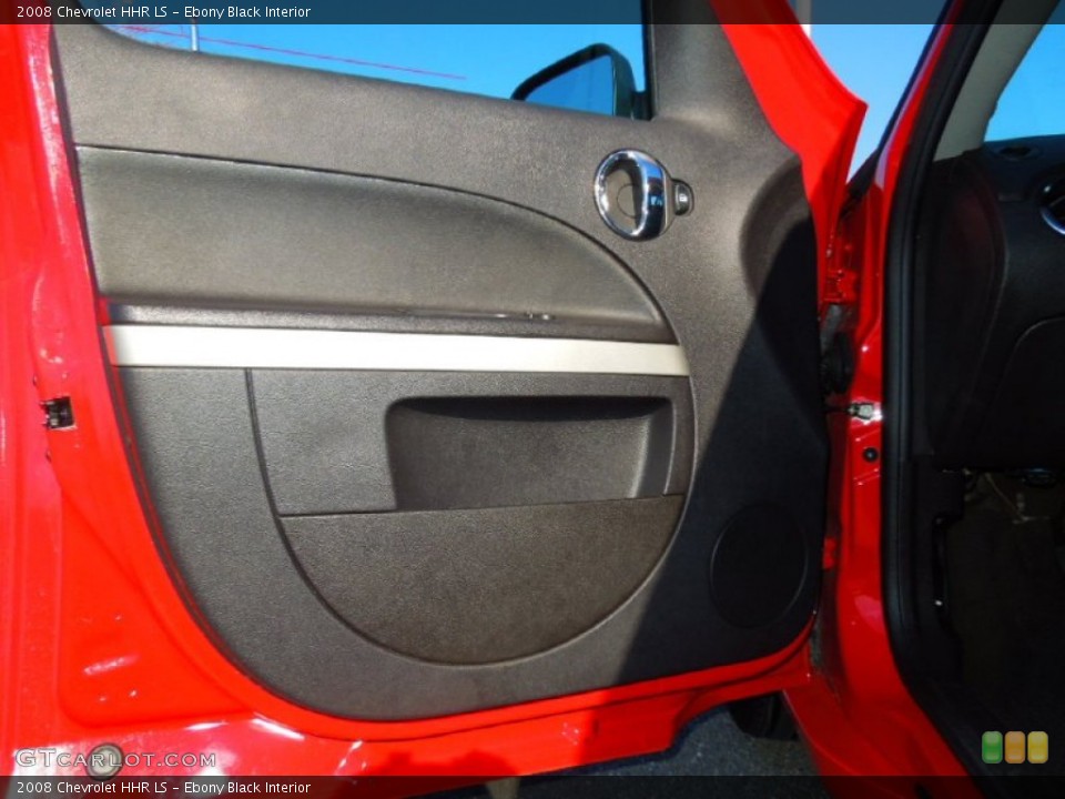 Ebony Black Interior Door Panel for the 2008 Chevrolet HHR LS #70609926