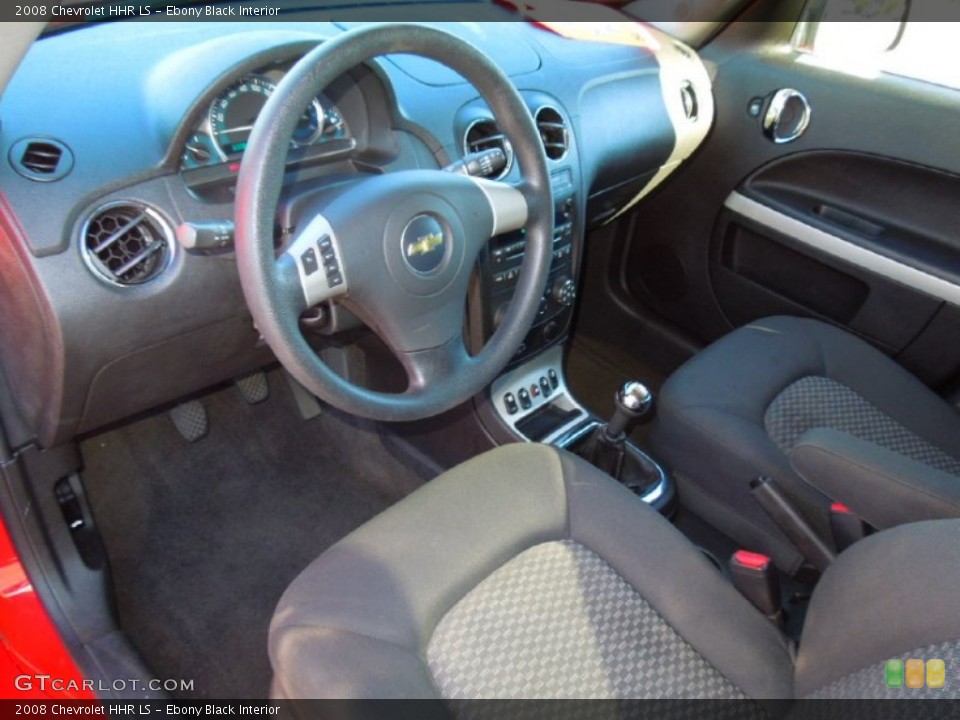Ebony Black Interior Prime Interior for the 2008 Chevrolet HHR LS #70610064