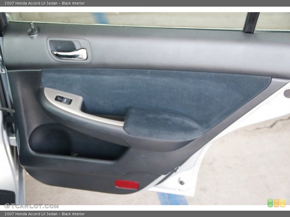 Black Interior Door Panel for the 2007 Honda Accord LX Sedan #70612362