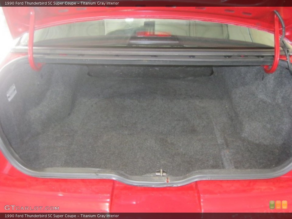 Titanium Gray Interior Trunk for the 1990 Ford Thunderbird SC Super Coupe #70612743