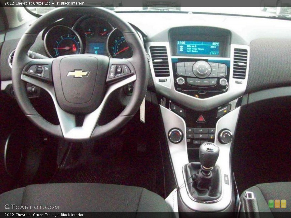 Jet Black Interior Dashboard for the 2012 Chevrolet Cruze Eco #70620070