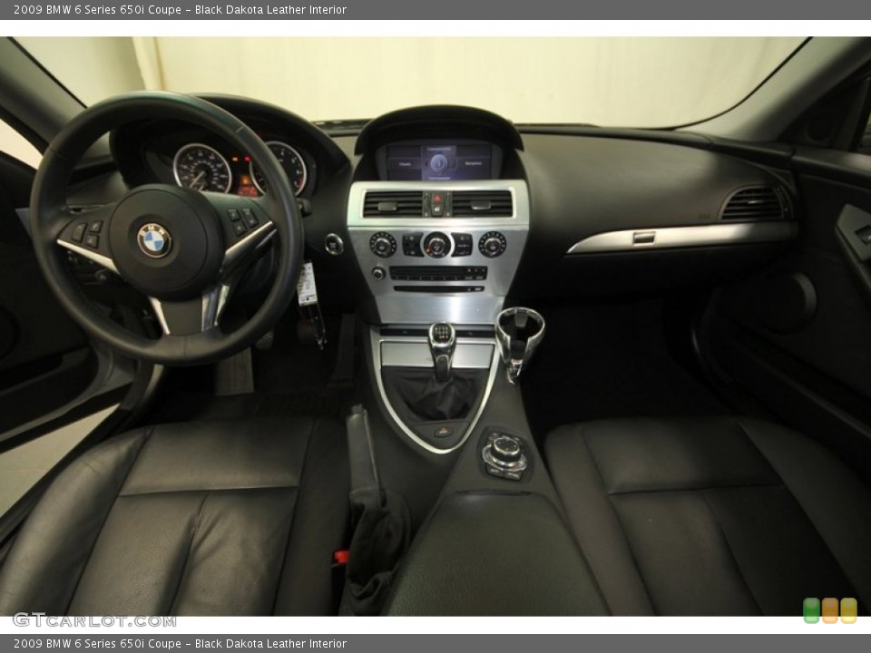 Black Dakota Leather Interior Dashboard for the 2009 BMW 6 Series 650i Coupe #70621768
