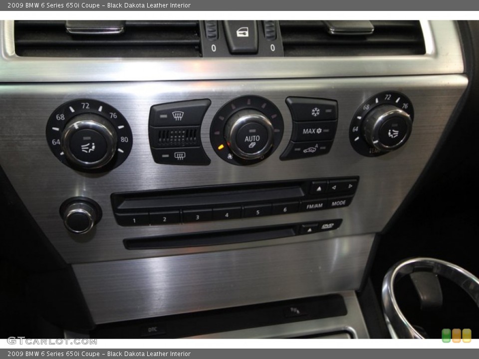 Black Dakota Leather Interior Controls for the 2009 BMW 6 Series 650i Coupe #70621936
