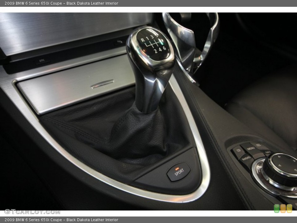 Black Dakota Leather Interior Transmission for the 2009 BMW 6 Series 650i Coupe #70621957