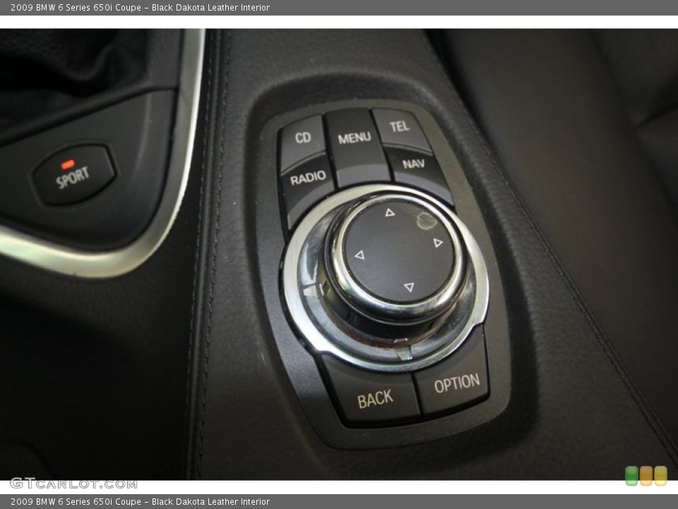 Black Dakota Leather Interior Controls for the 2009 BMW 6 Series 650i Coupe #70621965
