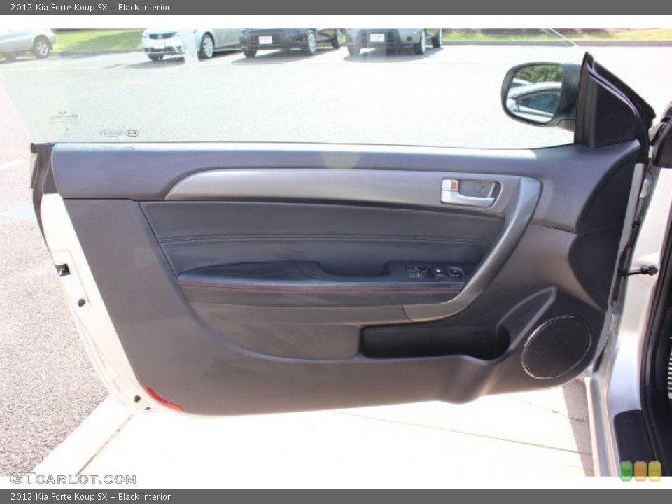 Black Interior Door Panel for the 2012 Kia Forte Koup SX #70622575