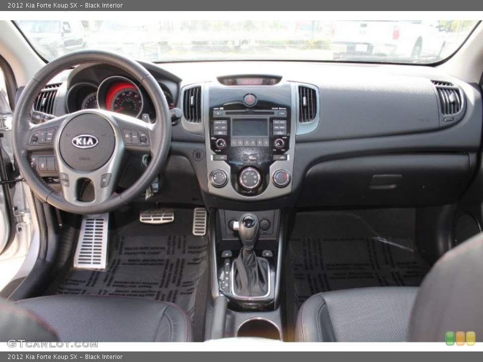 Black Interior Dashboard for the 2012 Kia Forte Koup SX #70622590