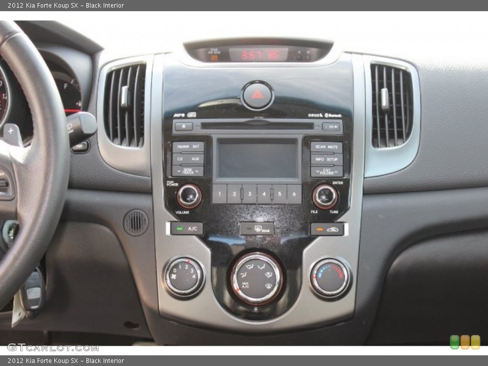Black Interior Controls for the 2012 Kia Forte Koup SX #70622600
