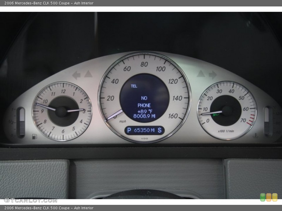 Ash Interior Gauges for the 2006 Mercedes-Benz CLK 500 Coupe #70623169