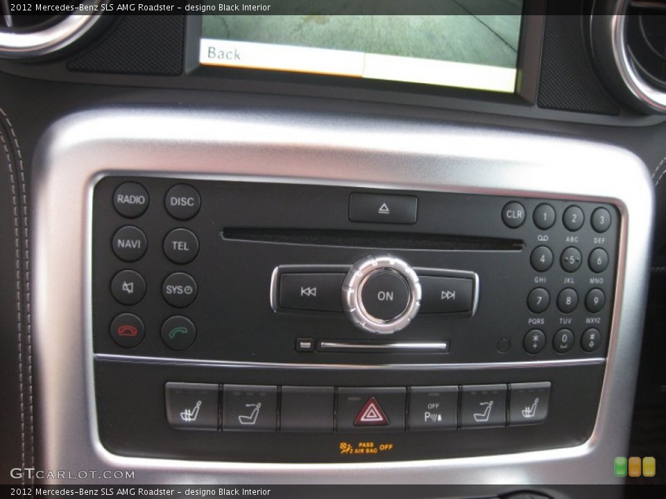 designo Black Interior Audio System for the 2012 Mercedes-Benz SLS AMG Roadster #70625512