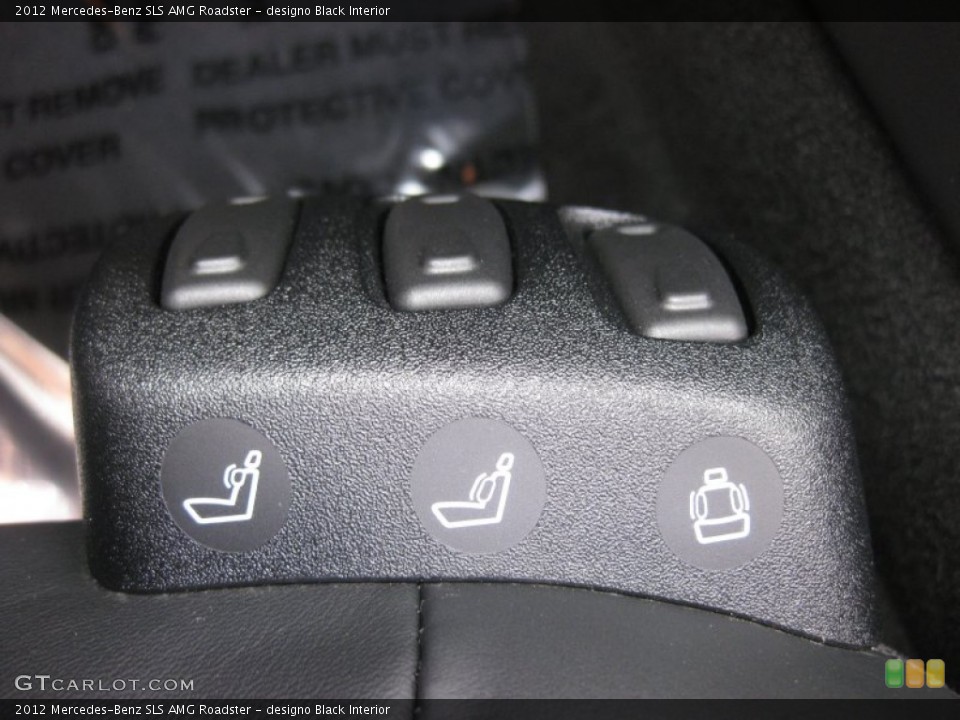 designo Black Interior Controls for the 2012 Mercedes-Benz SLS AMG Roadster #70625551