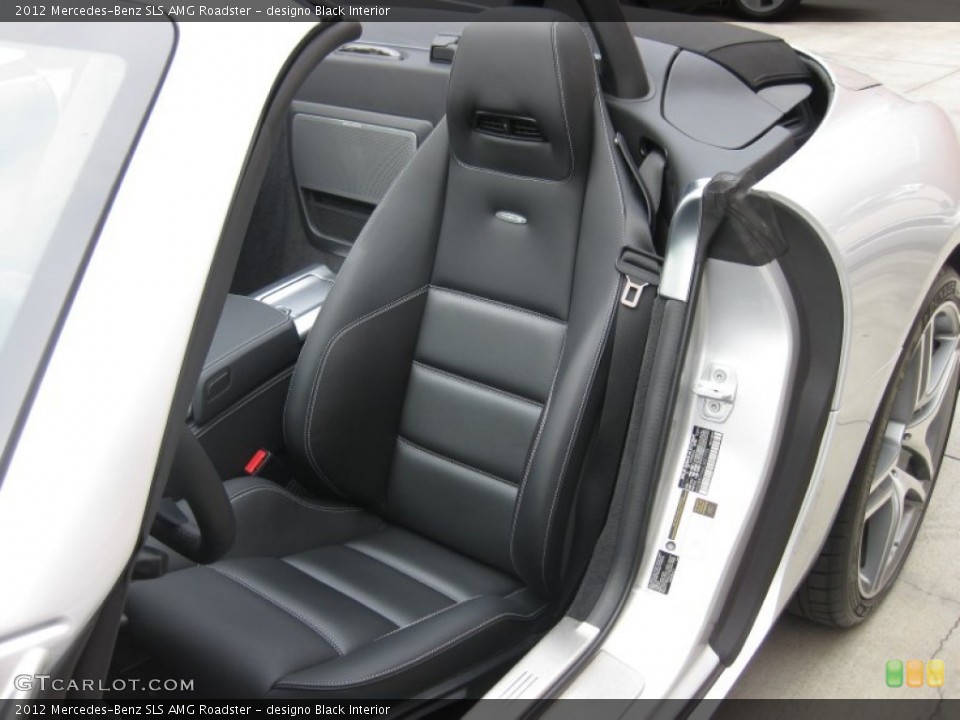 designo Black Interior Front Seat for the 2012 Mercedes-Benz SLS AMG Roadster #70625572