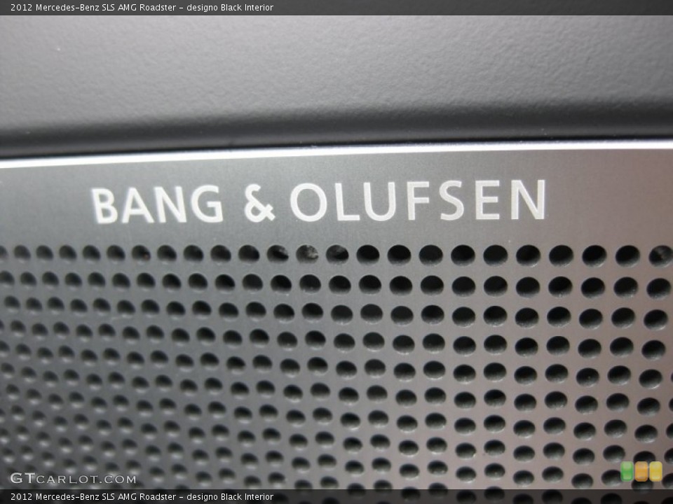 designo Black Interior Audio System for the 2012 Mercedes-Benz SLS AMG Roadster #70625590