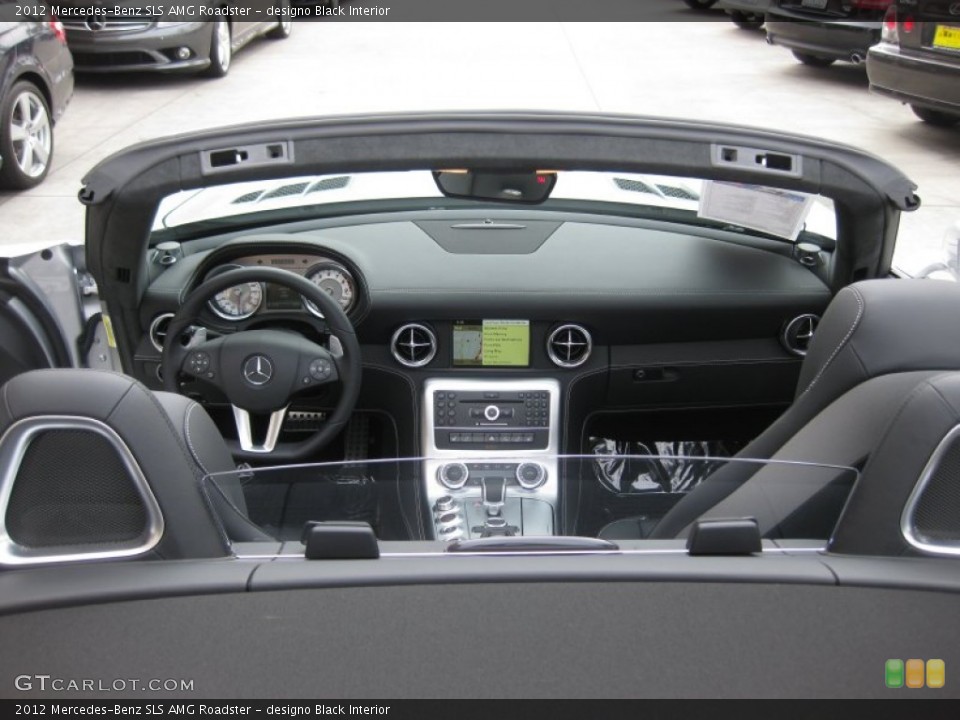 designo Black Interior Dashboard for the 2012 Mercedes-Benz SLS AMG Roadster #70625596