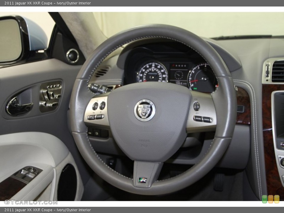 Ivory/Oyster Interior Steering Wheel for the 2011 Jaguar XK XKR Coupe #70626526