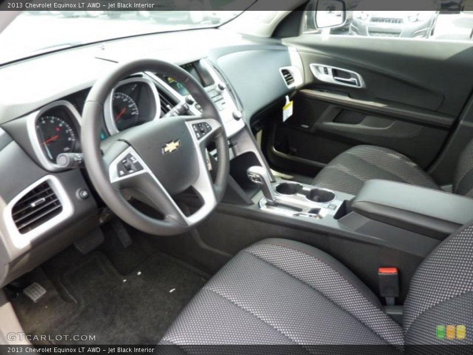 Jet Black Interior Prime Interior for the 2013 Chevrolet Equinox LT AWD #70627237