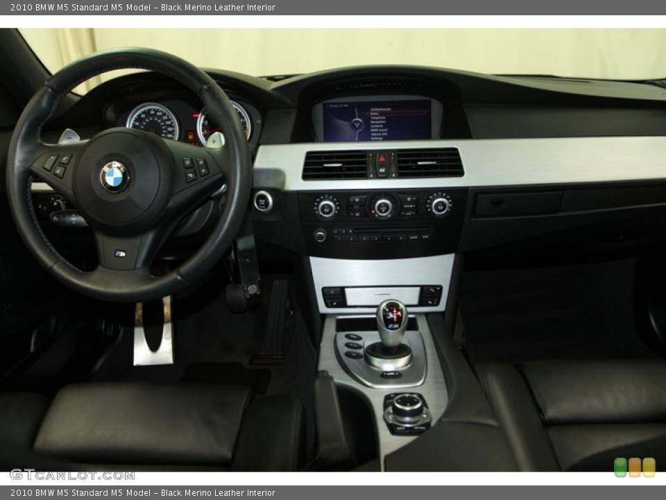 Black Merino Leather Interior Dashboard for the 2010 BMW M5  #70630108