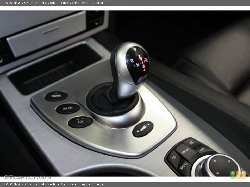 Black Merino Leather Interior Transmission for the 2010 BMW M5  #70630319