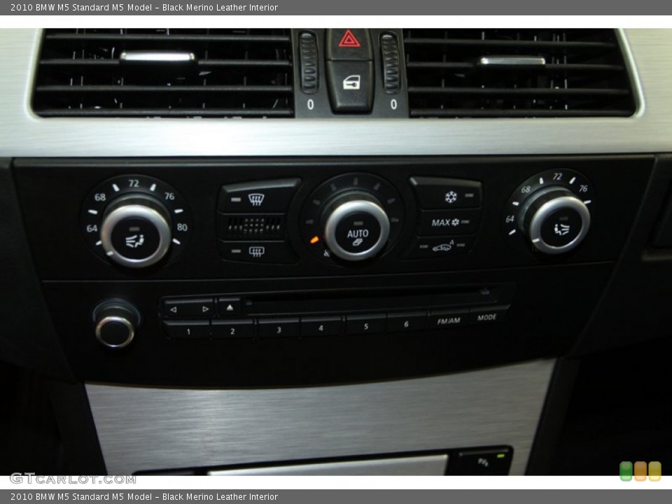 Black Merino Leather Interior Controls for the 2010 BMW M5  #70630352