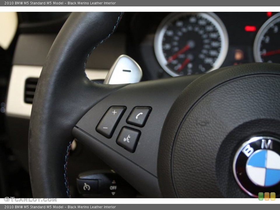 Black Merino Leather Interior Controls for the 2010 BMW M5  #70630396