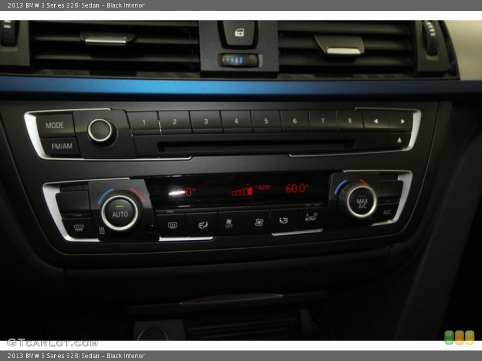 Black Interior Controls for the 2013 BMW 3 Series 328i Sedan #70631407