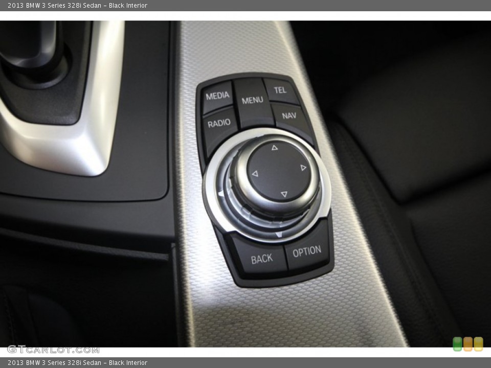 Black Interior Controls for the 2013 BMW 3 Series 328i Sedan #70631425