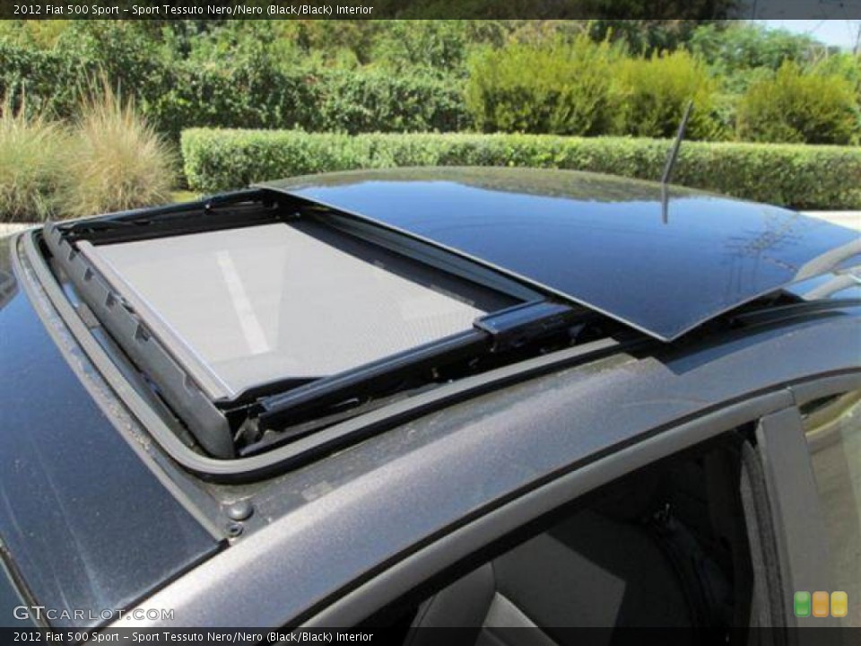 Sport Tessuto Nero/Nero (Black/Black) Interior Sunroof for the 2012 Fiat 500 Sport #70631869